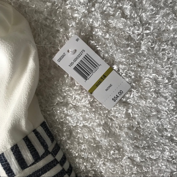 GB girls 14 white and navy romper NWT - Picture 8 of 8